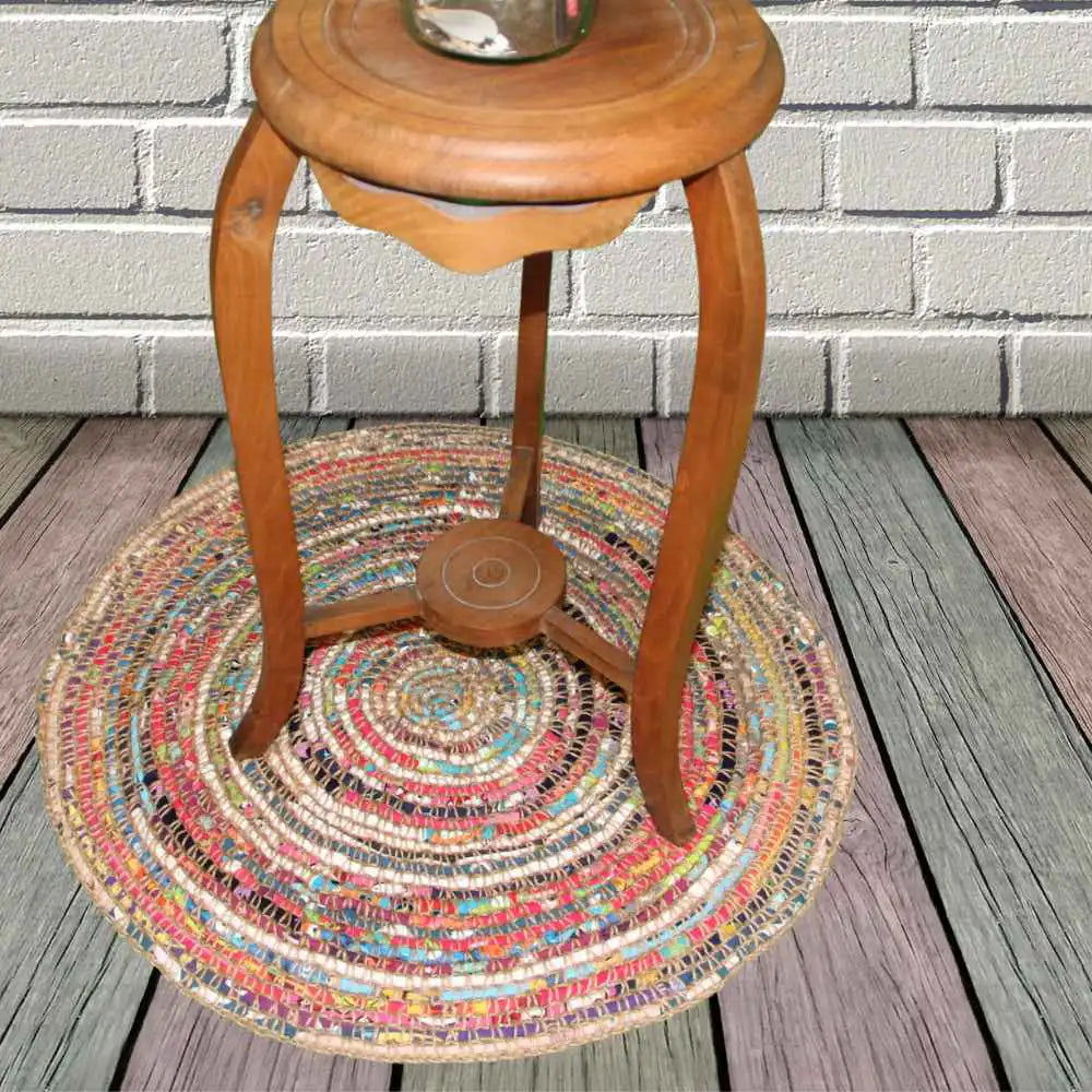 Tapis zéro déchet au crochet