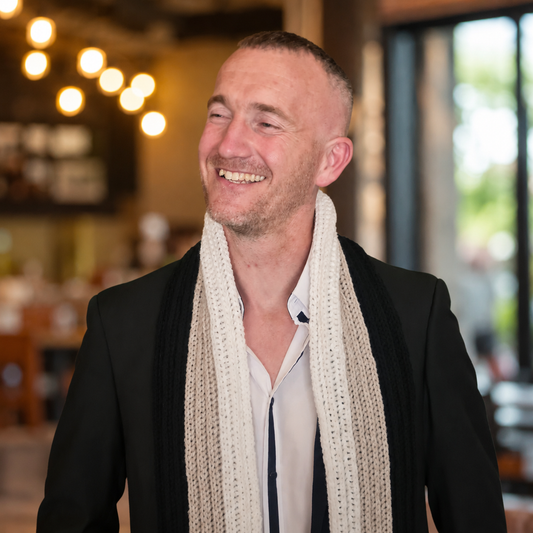 Écharpe Homme au Crochet – Fait main avec passion