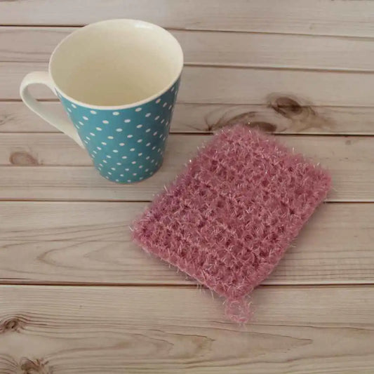 Éponge biface lavable au crochet